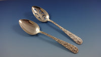 Repousse by Kirk Sterling Silver Flatware Set For 8 Service 66 Pieces