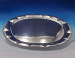 Lebolt Sterling Silver Tea Tray Hand Beaten #1987 23" x 17" 86.3 ozt. (#5296)