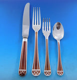 Talisman Sienna Brown Christofle Silverplate Flatware Service Set 60 pcs Dinner
