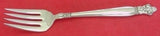Silver Poppy by Lunt Sterling Silver Salad Fork 6 1/2" Vintage Flatware