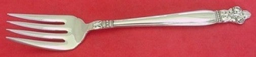 Silver Poppy by Lunt Sterling Silver Salad Fork 6 1/2" Vintage Flatware