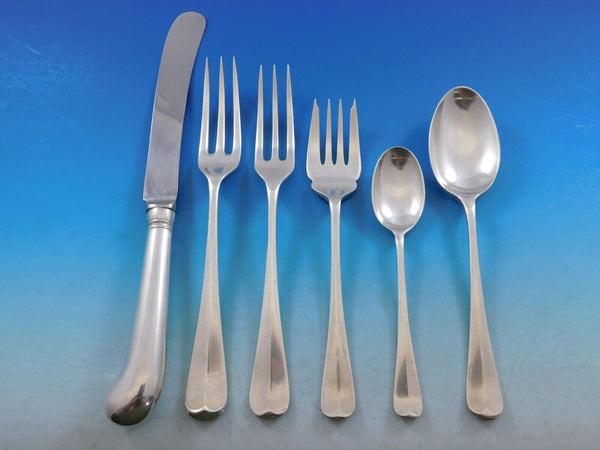 Queen Anne CJ Vander English Sterling Silver Flatware Set Service Dinner 65 pcs