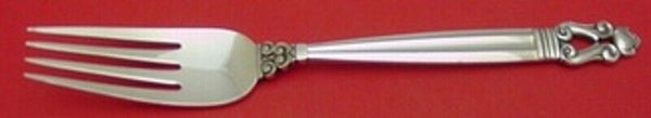 Acorn by Georg Jensen Sterling Silver Dinner Fork Large 7 3/4" Antique Flatware