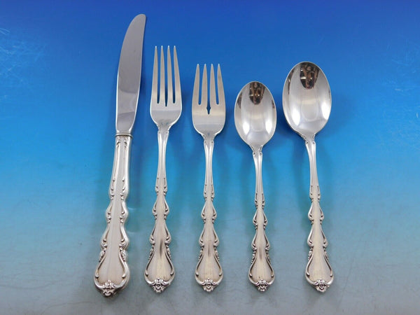 Angelique by International Sterling Silver Flatware Set for 12 Service 69 pcs