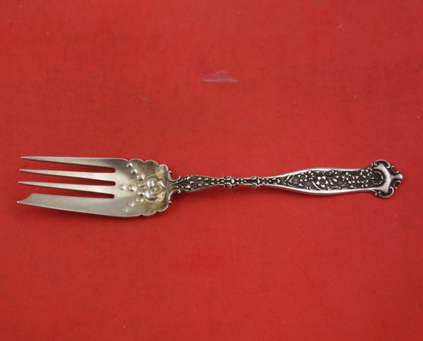 Dresden by Whiting Sterling Silver Fish Fork 6 1/2" Heirloom Silverware Antique