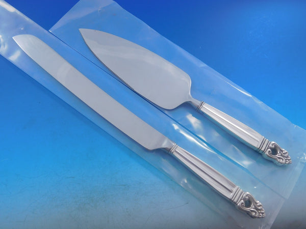 Royal Danish by International Sterling Silver Wedding Cake Set Server 2pc Custom