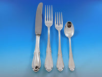 German Sterling Silver Flatware Service Set for 12 Dinner 170 pieces