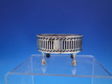 Georgian English Sterling Silver Salt Cellar Master w/Cobalt Glass Liner (#6937)