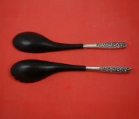 Contessina by Towle Sterling Silver Salad Serving Set 2pc with Nylon 12 1/8"