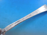 Lap Over Acid Etched by Tiffany Sterling Silver Fish Server Butterflies 12 7/8"