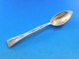 Lap Over Acid Etched by Tiffany Sterling Silver Grapefruit Spoon GW Clover 6"