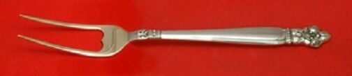 Silver Poppy By Lunt Sterling Silver English Server 7 1/4" Custom
