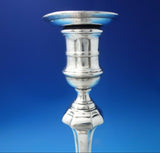 Sterling Silver Candlestick Pair #2623 10 1/8" x 5 3/8" c.1920 (#5463)