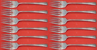 Greenbrier by Gorham Sterling Silver Salad Fork Set 12 pieces 6 1/2"