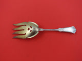 Humboldt by Wood and Hughes Sterling Silver Buffet Fork GW Brite-Cut Pierced 8"