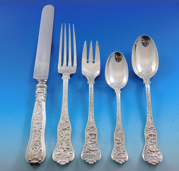 Olympian by Tiffany and Co Sterling Silver Flatware Set 12 Service 60 pcs Dinner