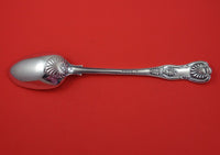 Kings by George Adams English Sterling Silver Platter Spoon with Crest Crown Hat