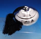 Elsa Peretti by Tiffany and Co Sterling Silver Serving Bowl w/Cover Tassle #8212
