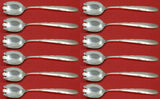 Madeira by Towle Sterling Silver Ice Cream Dessert Fork Custom Set 12 pcs 5 7/8"