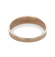 10k Rose Gold Victorian Band Ring with Seed Pearl and Garnets Size 6.5 (#J7118)