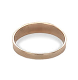10k Rose Gold Victorian Band Ring with Seed Pearl and Garnets Size 6.5 (#J7118)