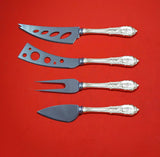 Rose Point by Wallace Sterling Silver Deluxe Charcuterie Set 4pc Custom