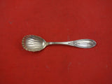 Olive by GA Mudge & Co. Coin Silver Sugar Shell 6 3/4" Boston c. 1855-1870