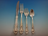 Spanish Baroque Reed & Barton Sterling Silver Flatware Set Service 64 PC Dinner