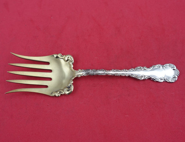Louis XV by Whiting-Gorham Sterling Silver Sardine Fork Gold Washed 5 1/2"