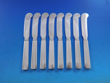 Bernadotte by Georg Jensen Sterling Silver Butter Spreader HH AS Paddle Set 8 6"