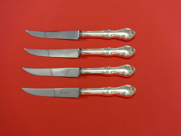Joan of Arc by International Sterling Silver Steak Knife Set 4pc HHWS  Custom