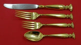 Romance of the Sea Vermeil By Wallace Sterling Regular Size Place Setting(s) 4pc