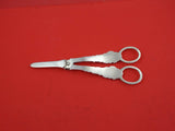 English Victorian Sterling Silver Grape Shears AS flower London 1900 6 1/4"