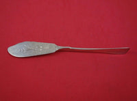 Antique Lily Engraved by Justis and Armiger Co Sterling Silver Master Butter HH