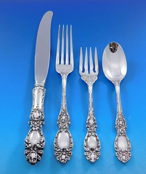 Lucerne by Wallace Sterling Silver Regular Size Place Setting(s) 4-Piece Vintage