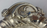 Les Six Fleurs by Reed & Barton Sterling Silver Nut Dish Poppy Motif 6" (#0473)