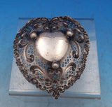 Gorham Sterling Silver Candy Dish Heart Shape Pierced Bows Scrolls 966 (#7442)