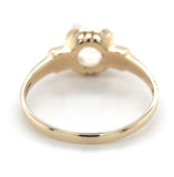 10k Yellow Gold Vintage Genuine Natural Moonstone Ring Size 7.5 (#J6928)