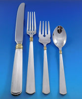 Ashmont Gold by Reed & Barton Sterling Silver Flatware Set Service 38 pcs Dinner