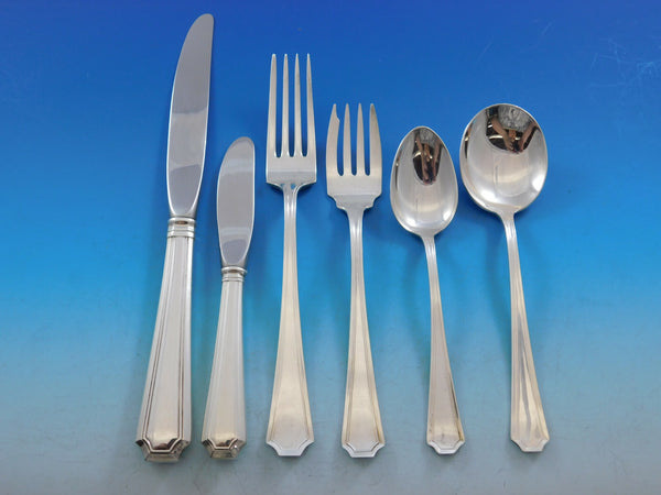 Fairfax by Gorham Sterling Silver Flatware Set 8 Service 53 Pieces Place Size