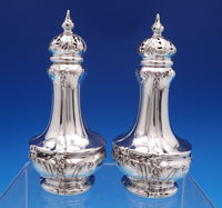 Florentine by Gorham Sterling Silver Salt Pepper Shaker Set 2pc #A1017 (#7985)