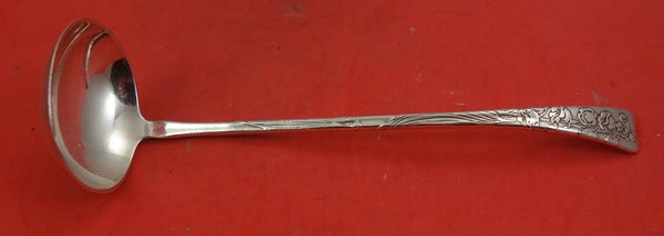 Lap Over Edge Acid Etched by Tiffany and Co Sterling Silver Sauce Ladle LOV 7"