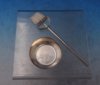 International Silver Co Silverplate Lobster Dish w/ Butter Brush Set 2pc (#7174)