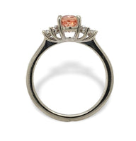 14k Gold 1.19ct Precious Genuine Natural Topaz and .17ct Diamond Ring (#J7113)