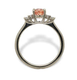14k Gold 1.19ct Precious Genuine Natural Topaz and .17ct Diamond Ring (#J7113)