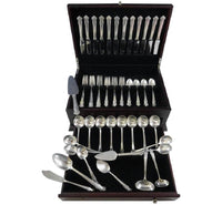 English Shell by Lunt Sterling Silver Flatware Service For 12 Set 68 Pieces
