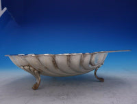 Sterling Silver Bowl Shell Shaped with Applied Feet 2" Tall x 9 1/2" (#3836)