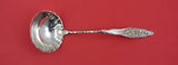 Lily of the Valley by Whiting Sterling Gravy Ladle Fluted w/Twist Handle 8 1/2"