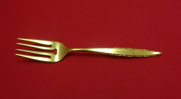 Lace Point Vermeil by Lunt Sterling Silver Salad Fork 6 5/8"