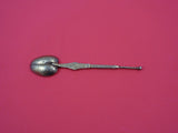 English Estate Sterling Silver Coffee Spoon vermeil London 1952 4 5/8"